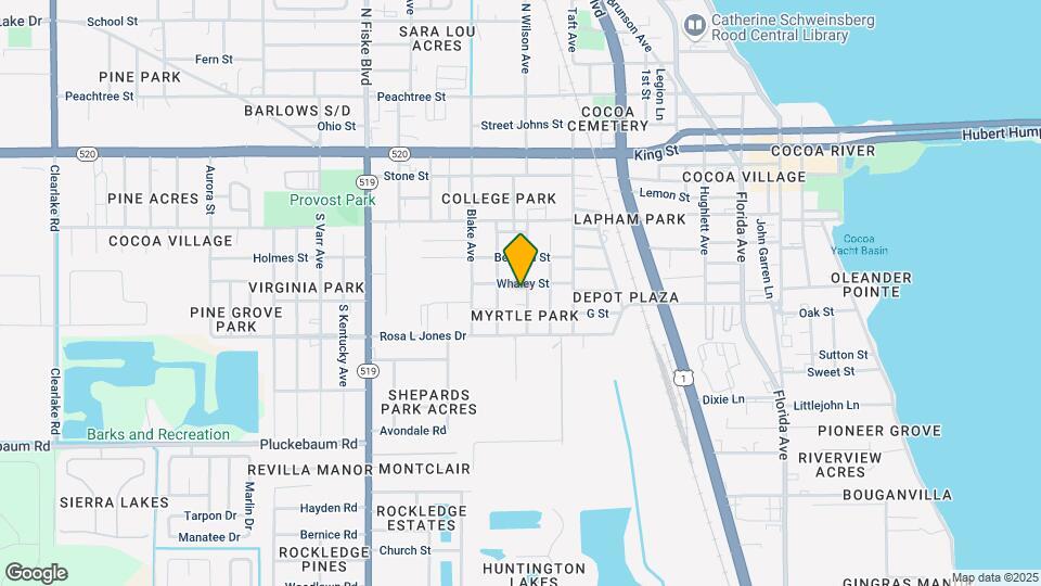 708 S Wilson Ave Map and Location Details