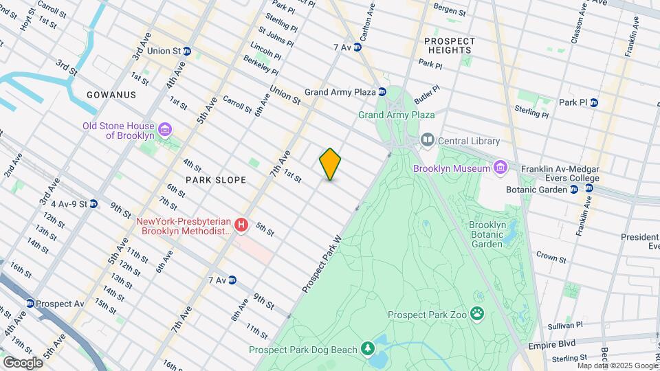 278 Garfield Pl Mapa y Detalles de la Ubicación