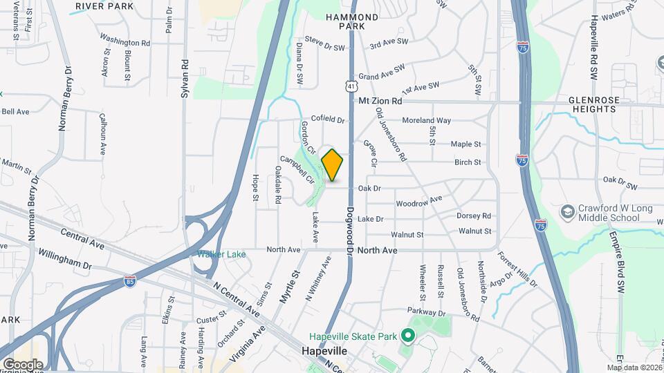 735 Oak Dr Map and Location Details