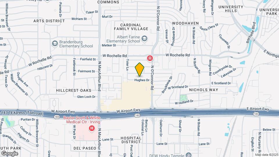 609 Hughes Dr Map and Location Details