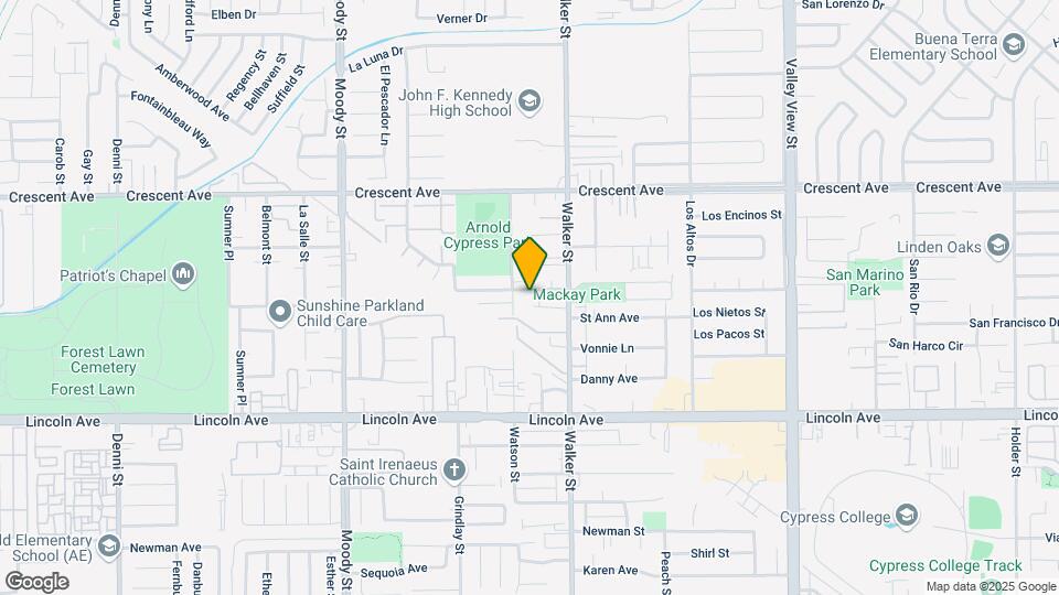 5382 Delong St Map and Location Details