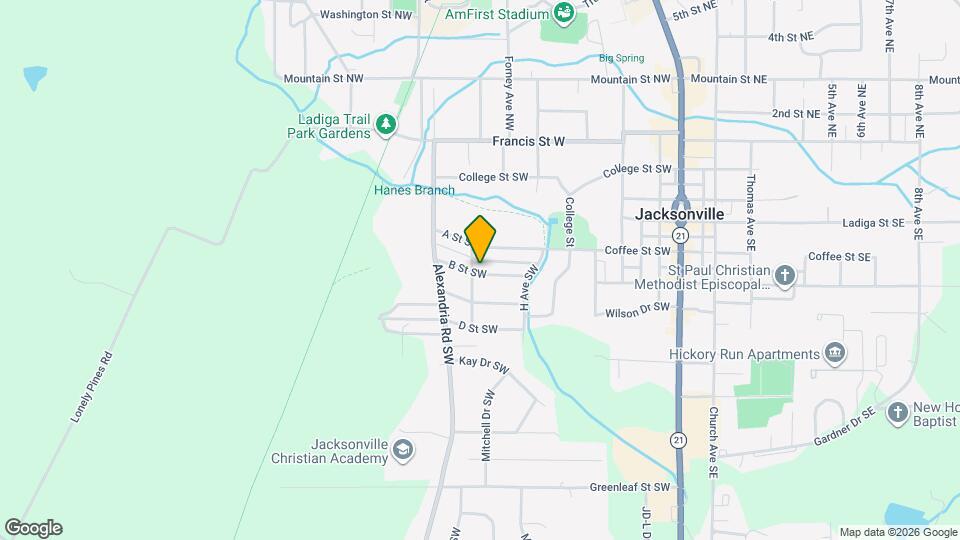 45 B St SW Map and Location Details