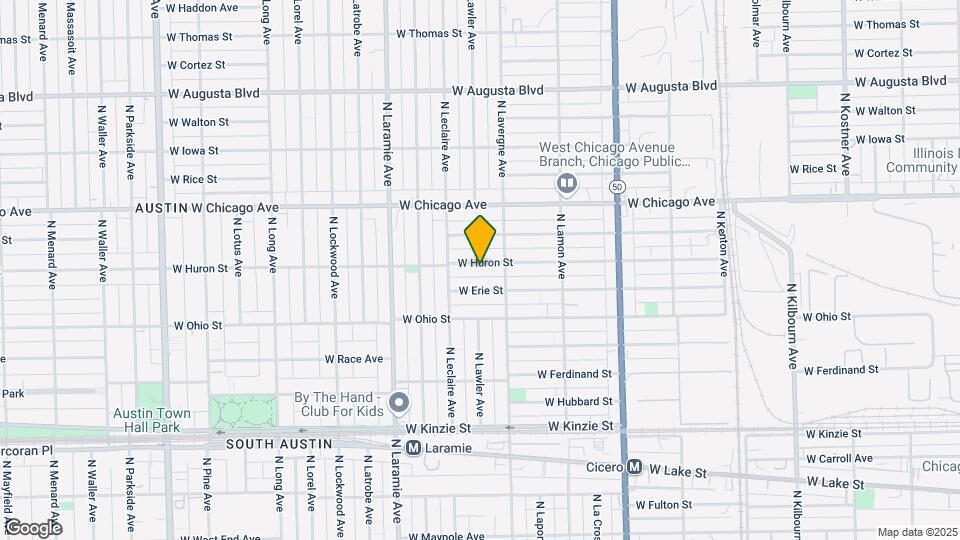 5025 W Huron St Map and Location Details