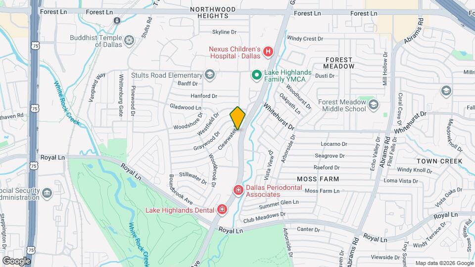 9122 Clearwater Dr Map and Location Details