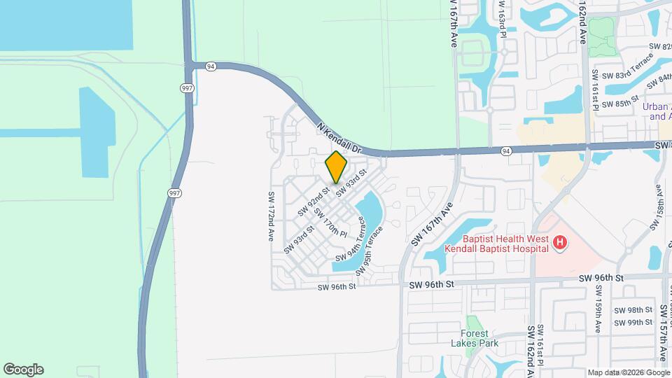 9219 SW 170th Ave Map and Location Details