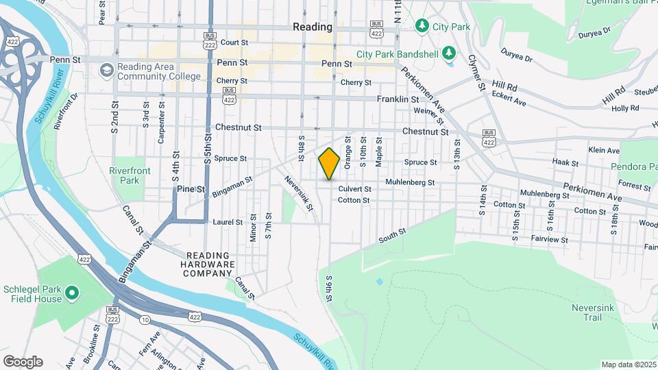 408 S 9th St, Unit 3 Map and Location Details