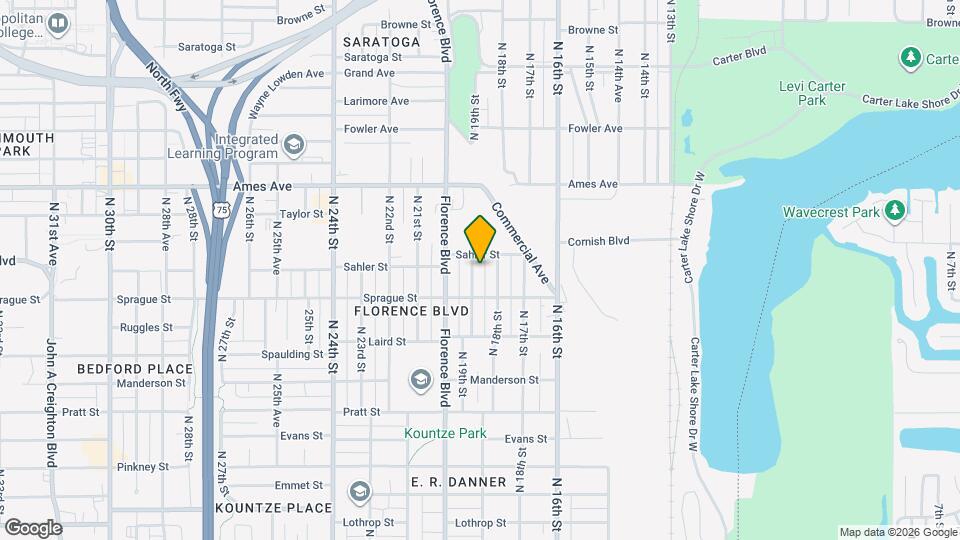 4125 N 19th St Map and Location Details