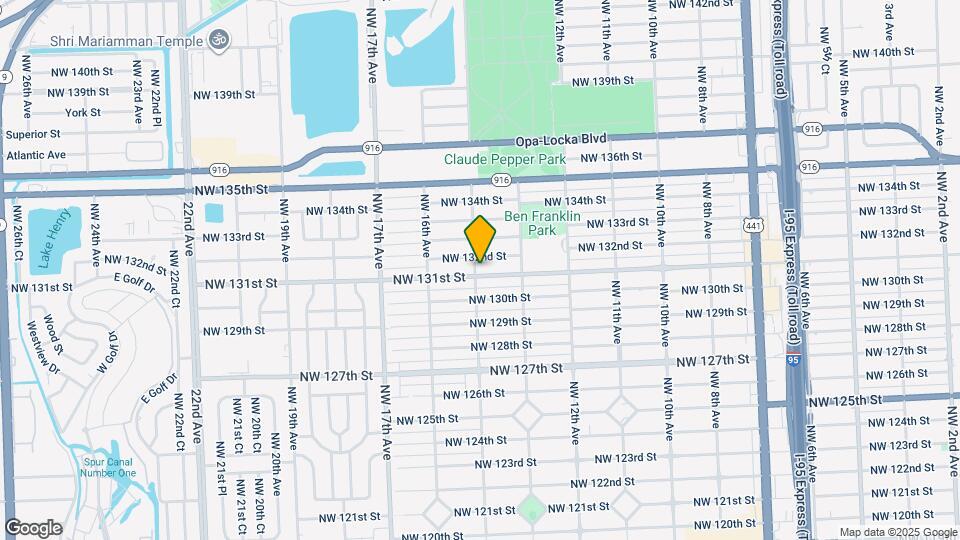 1371 NW 131st St Map and Location Details