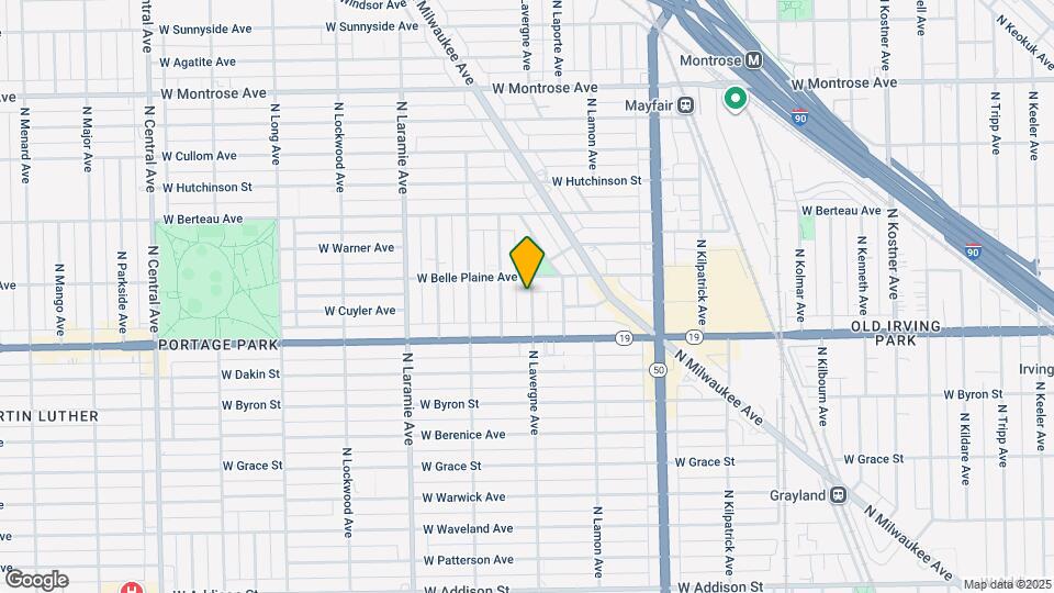 4040 N Lavergne Ave Map and Location Details