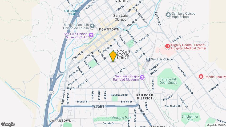 743 Buchon St Map and Location Details