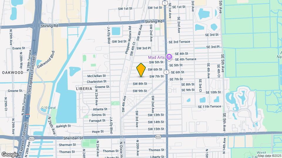 241 SW 7th St Map and Location Details
