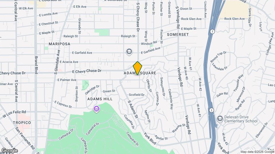 1111 Tyler St Map and Location Details