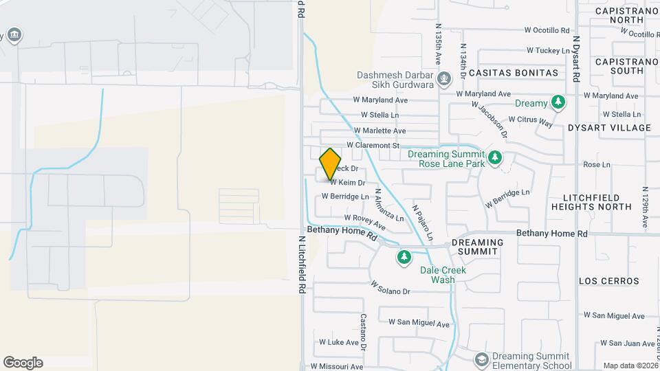 13821 W Keim Dr Map and Location Details