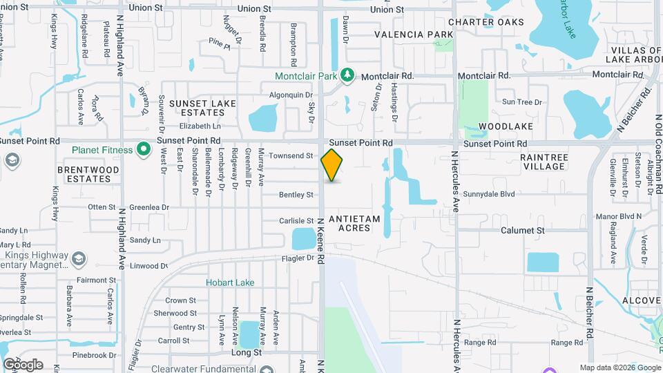 1833 N Keene Rd Map and Location Details