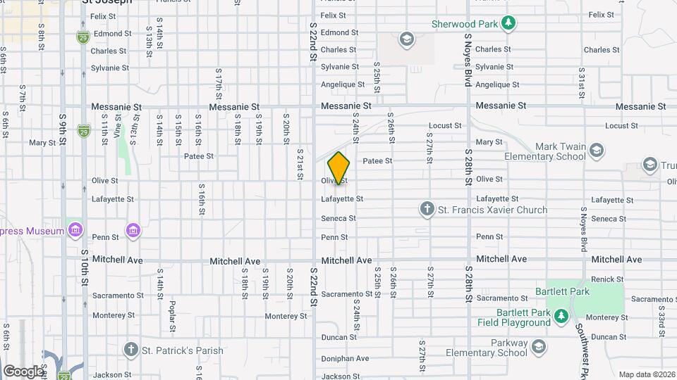 913 S 23rd St Map and Location Details