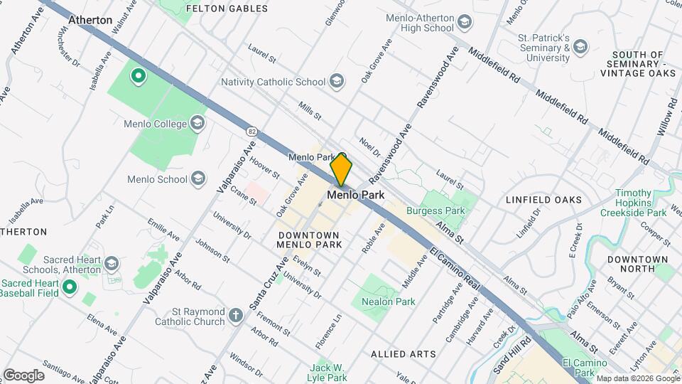 1047 El Camino Real Map and Location Details