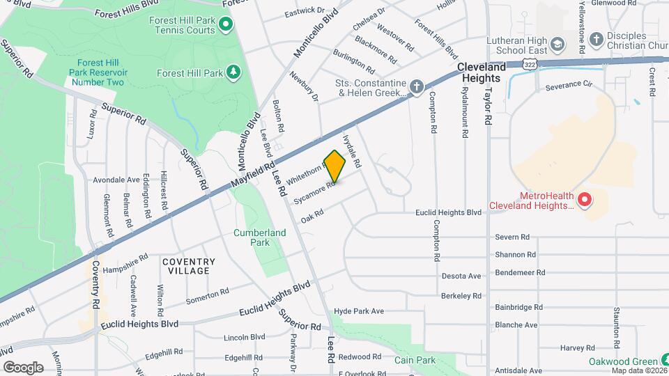 3192 Sycamore Rd Map and Location Details