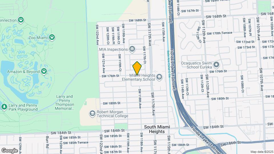 11800 SW 176th St Mapa y Detalles de la Ubicación