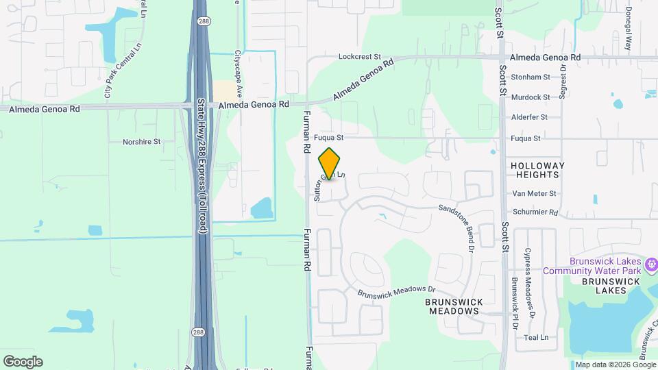 13802 Dunhurst Ln Map and Location Details