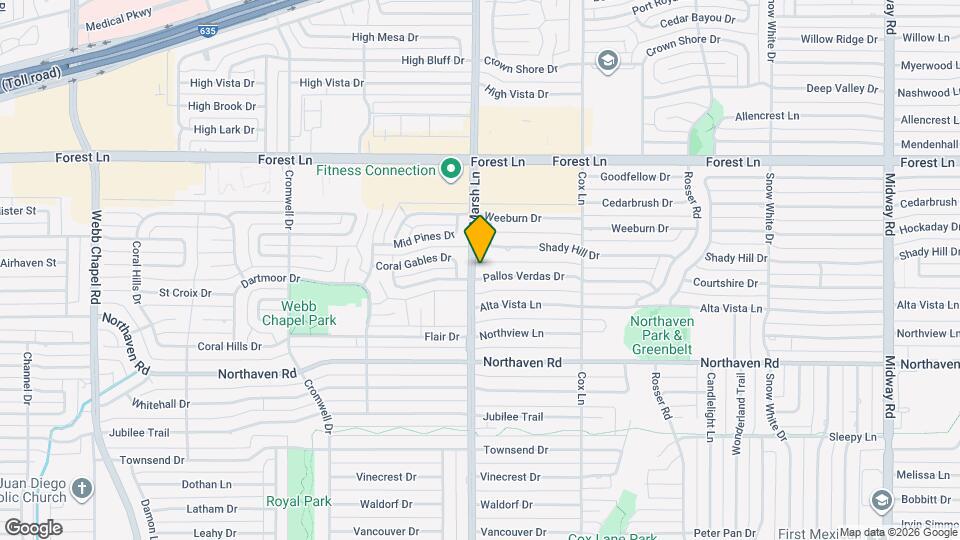 3707 Pallos Verdas Dr Map and Location Details