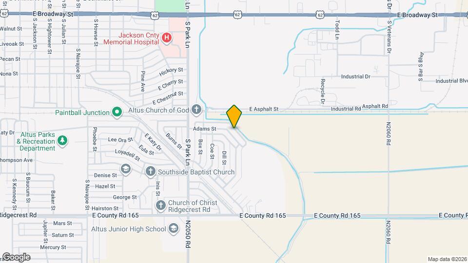 1505 Adams St Map and Location Details