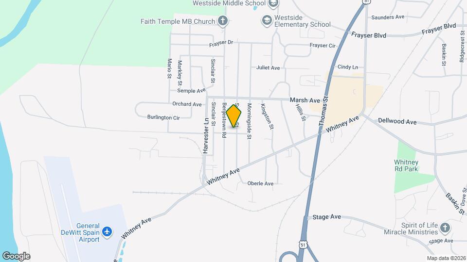 3081 Sunrise St Map and Location Details