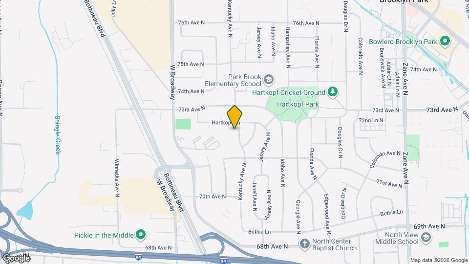 7201 Kentucky Ave N Map and Location Details