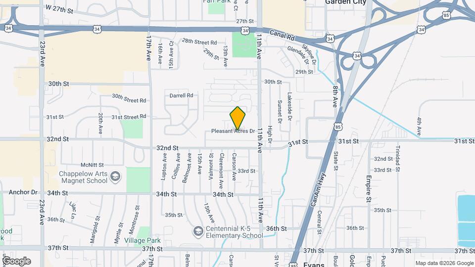 1226 Pleasant Acres Dr Map and Location Details
