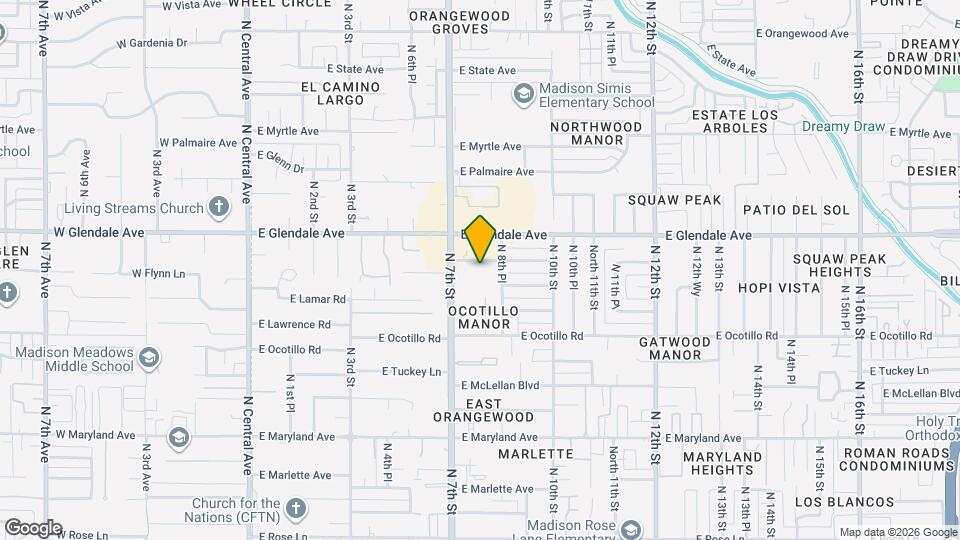 6767 North 7th Street Map and Location Details