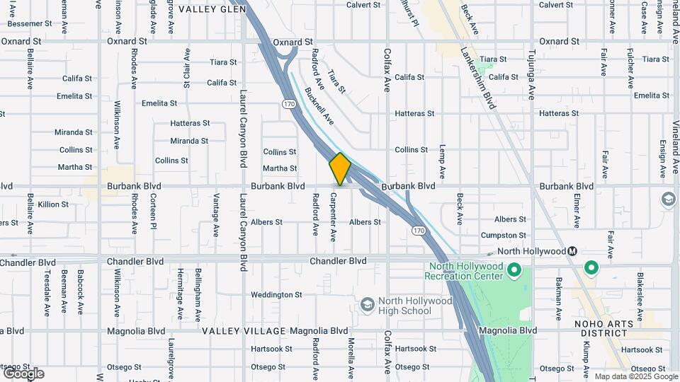 5554 Carpenter Ave Map and Location Details