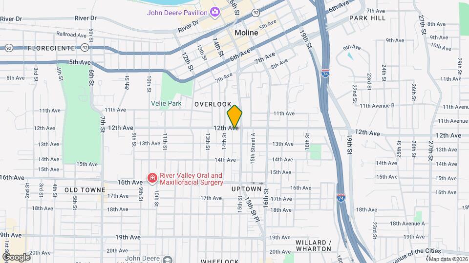 1418 12th Ave Map and Location Details
