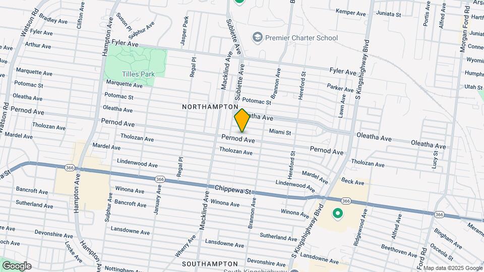 5247 Pernod Ave, Unit 1FL Mapa y Detalles de la Ubicación