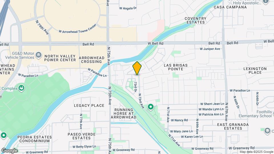 16343 N 73rd Dr Mapa y Detalles de la Ubicación