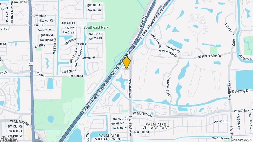 1265 SW 46th Ave Map and Location Details