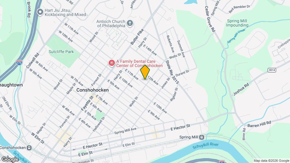 238 E 11th Ave, Unit 1 Map and Location Details