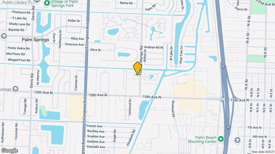 3038 Florida Mango Rd Map and Location Details
