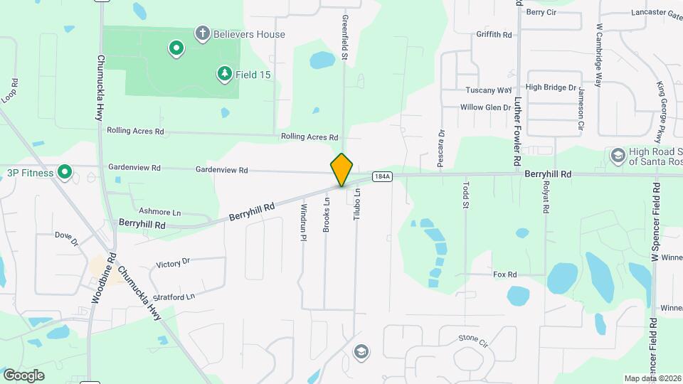 3747 Berryhill Rd Map and Location Details