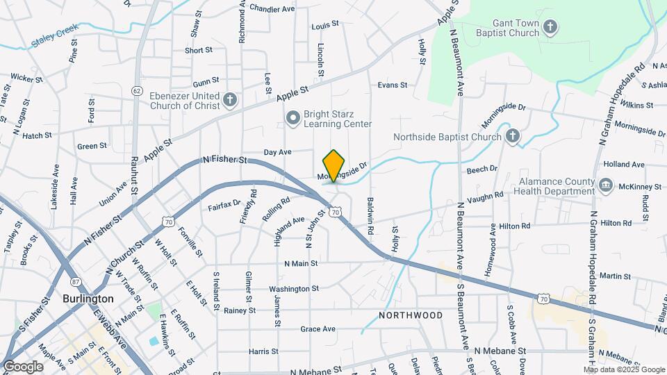 401 Courtland Terrace Map and Location Details