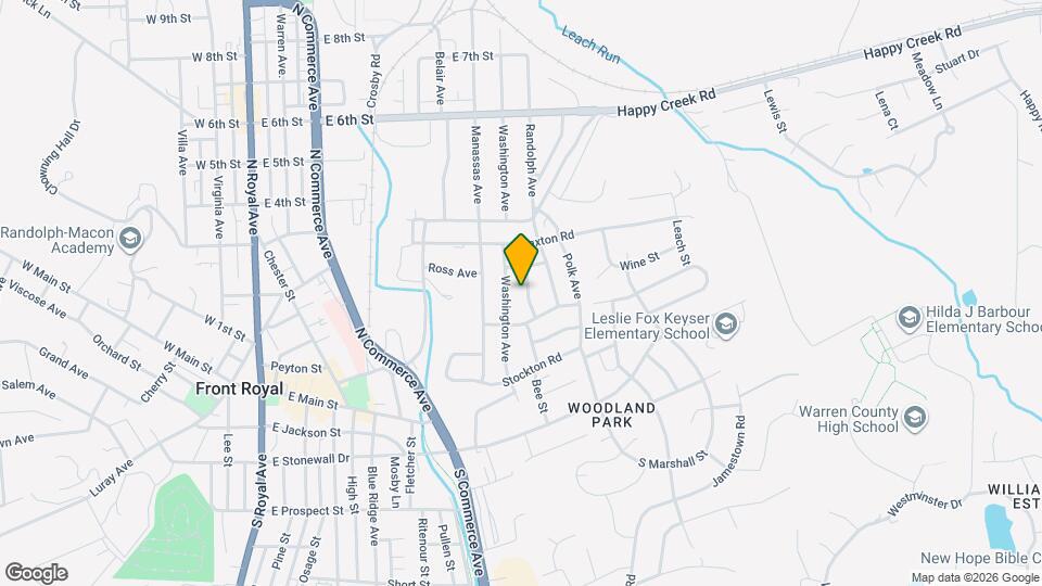 216 Clymer Ave Map and Location Details