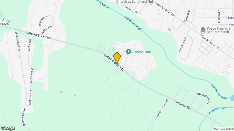 1438 Alligator Rd Map and Location Details