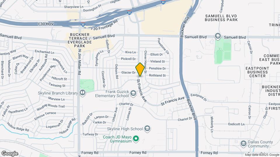 4420 St Francis Ave Map and Location Details