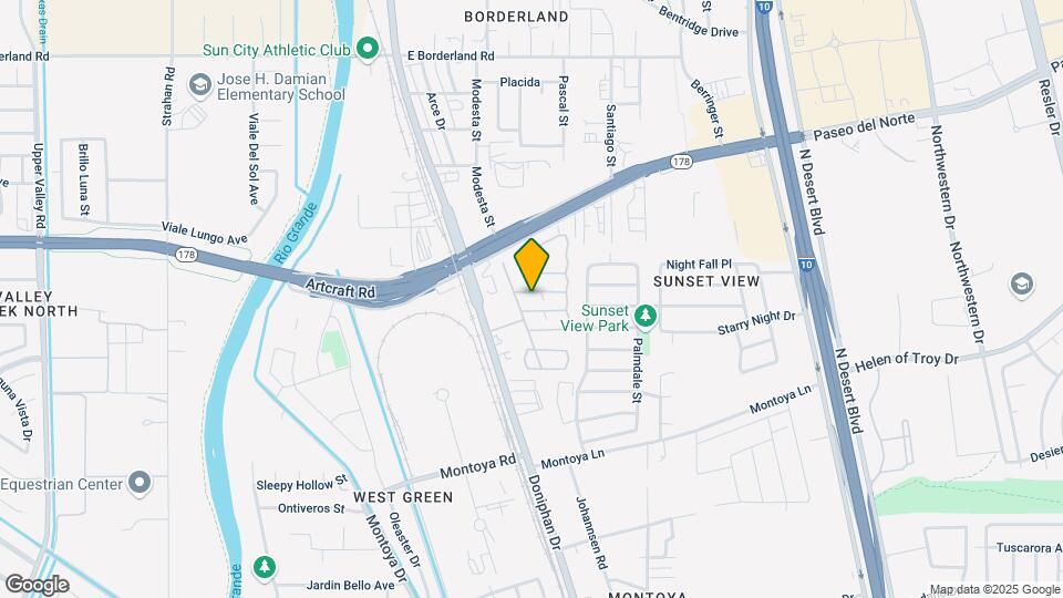 6161 Doniphan Dr Mapa y Detalles de la Ubicación