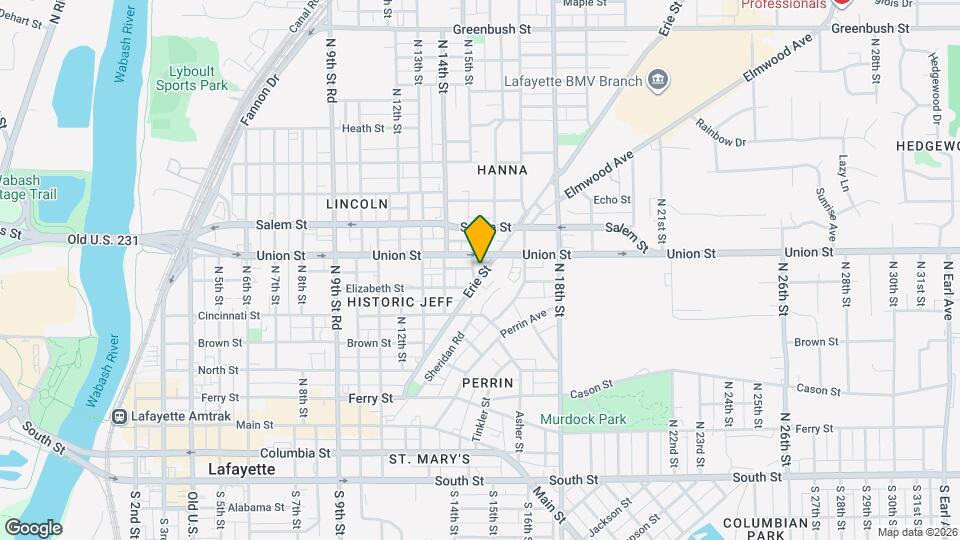 1 Bedroom W/ Loft Area Map and Location Details