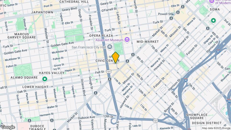 55 Polk St Map and Location Details