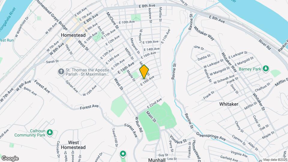 233 E 19th Ave Map and Location Details