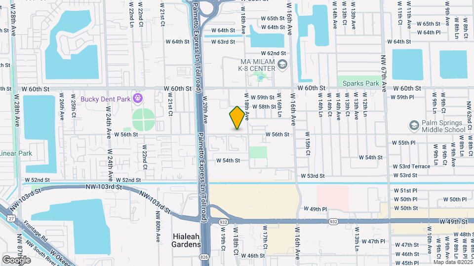 1825 W 56th St, Unit 304 Map and Location Details