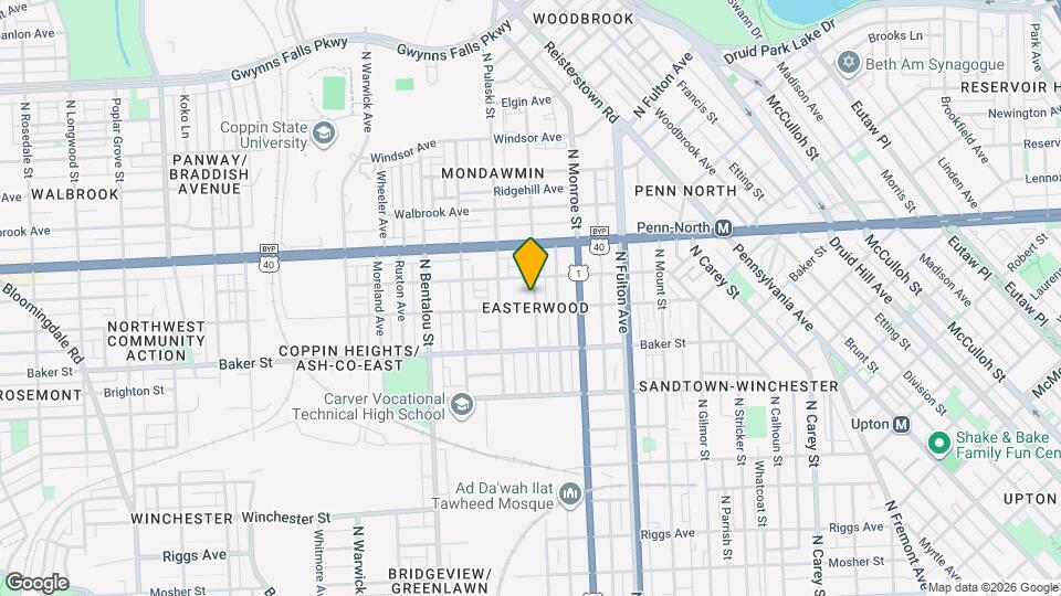 1708 N Payson St Map and Location Details