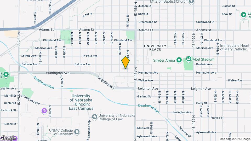 4646 Huntington Avenue Map and Location Details