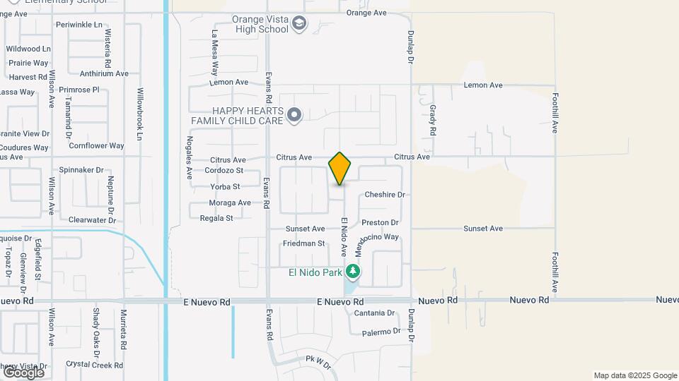 1898 El Nido Ave Mapa y Detalles de la Ubicación