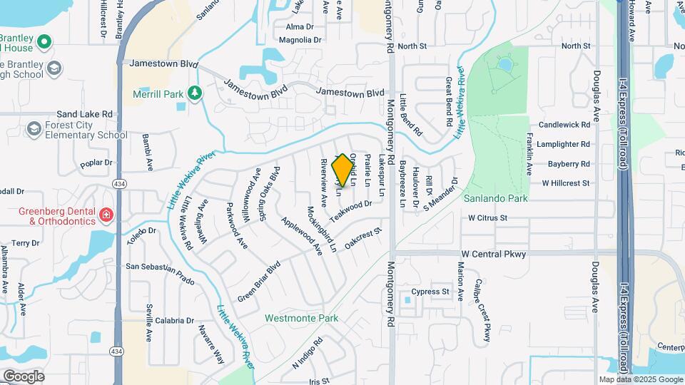 609 Ashberry Ln Map and Location Details